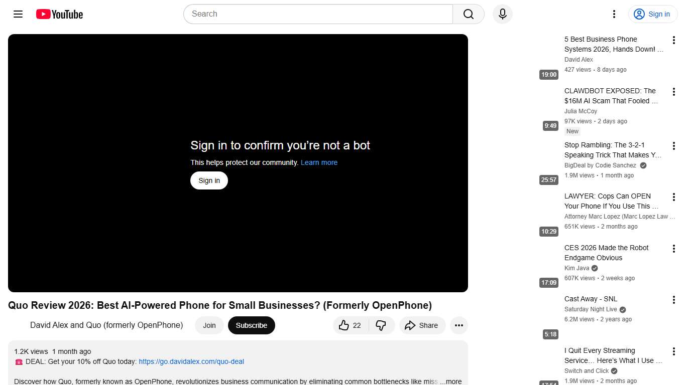 Quo Review 2026: Best AI-Powered Phone for Small Businesses? (Formerly OpenPhone) - YouTube